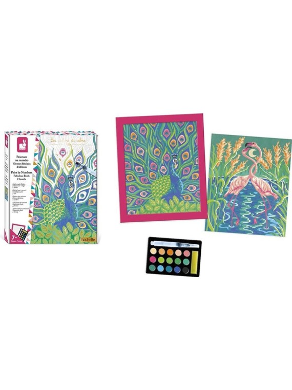 Kit Créatif - Peinture par Numéro Oiseaux Fabuleux