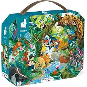 Puzzle À la découverte dun temple Incas 100 pièces