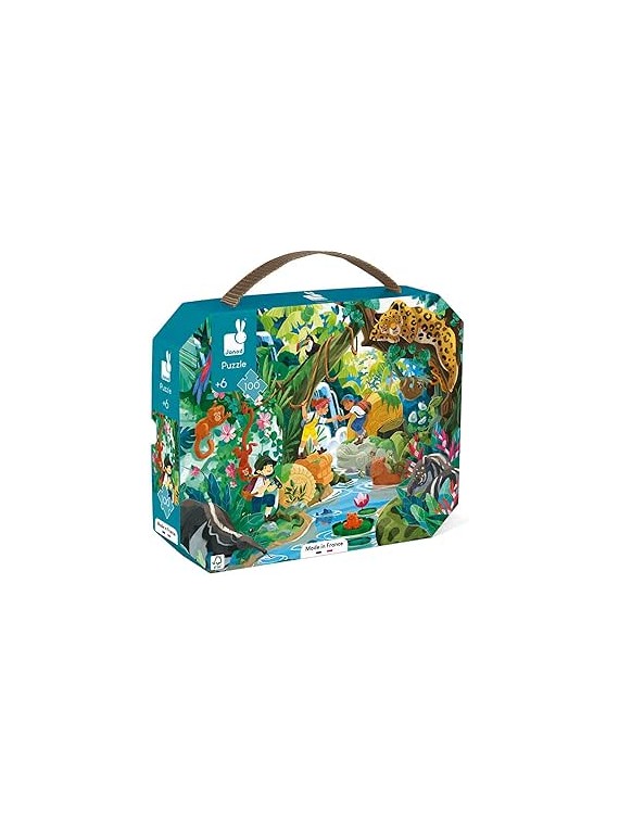 Puzzle À la découverte dun temple Incas 100 pièces