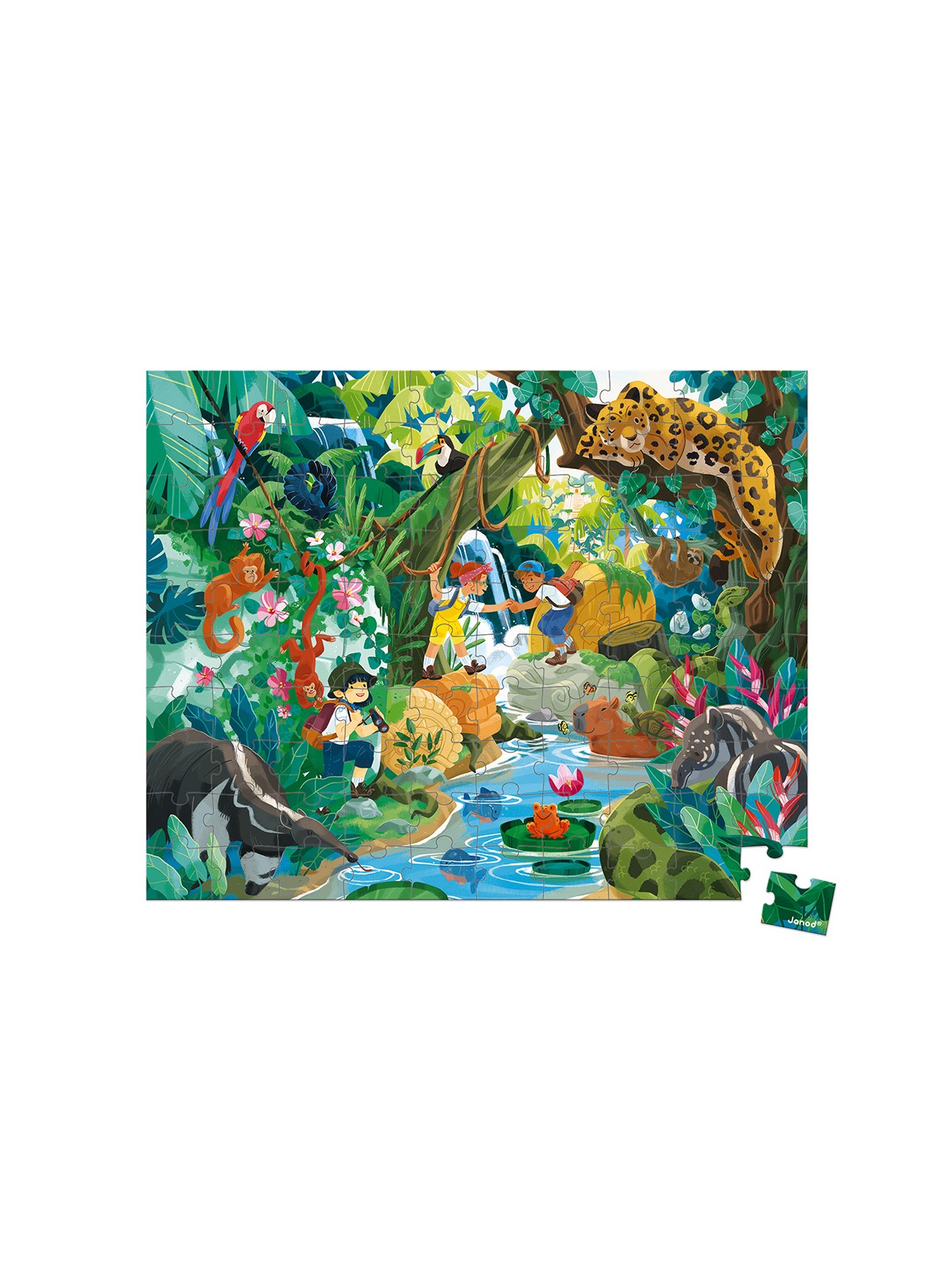 Puzzle À la découverte dun temple Incas 100 pièces