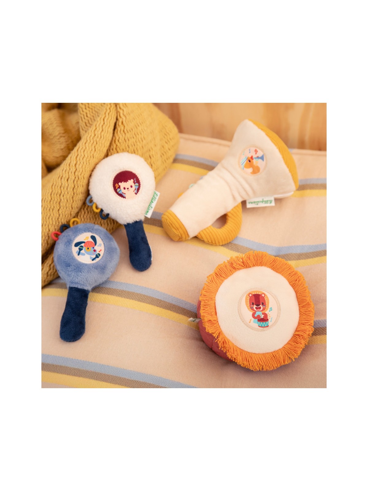 Hochet trompette Gaspard le canard