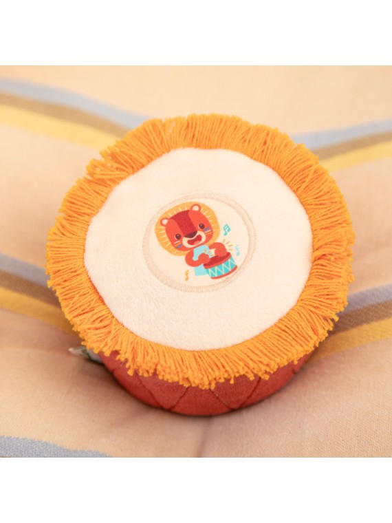 Hochet tambour Jack le lion