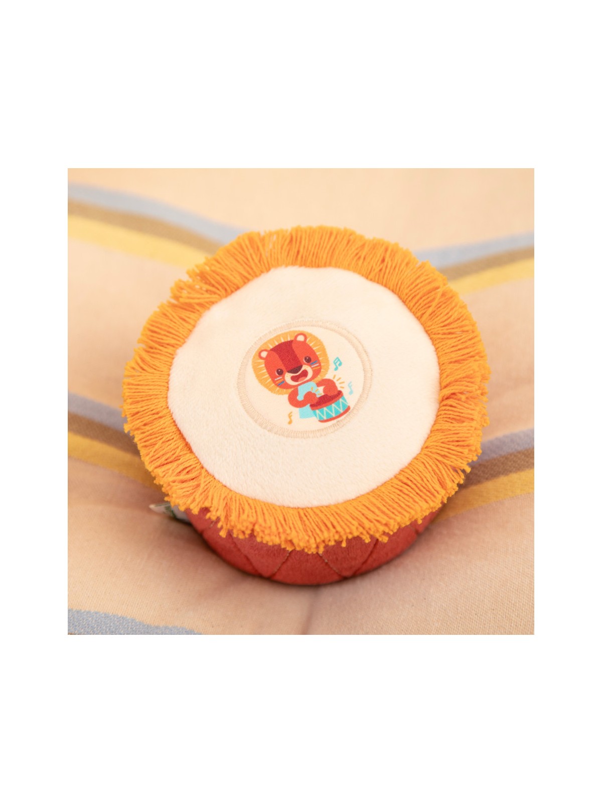 Hochet tambour Jack le lion