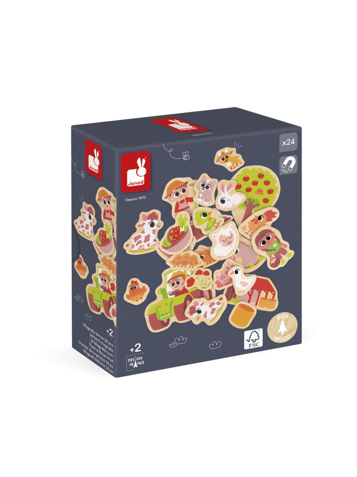 Magnets Ferme 24 pièces