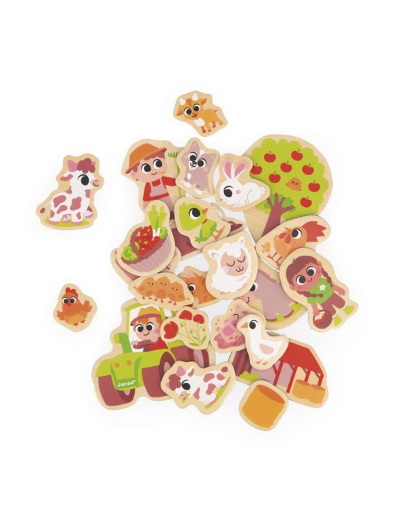 Magnets Ferme 24 pièces