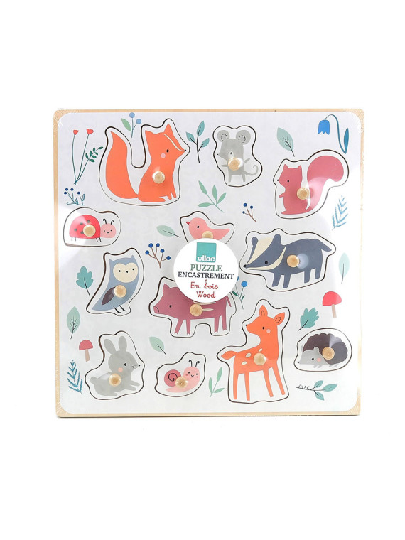 Puzzle encastrement les animaux