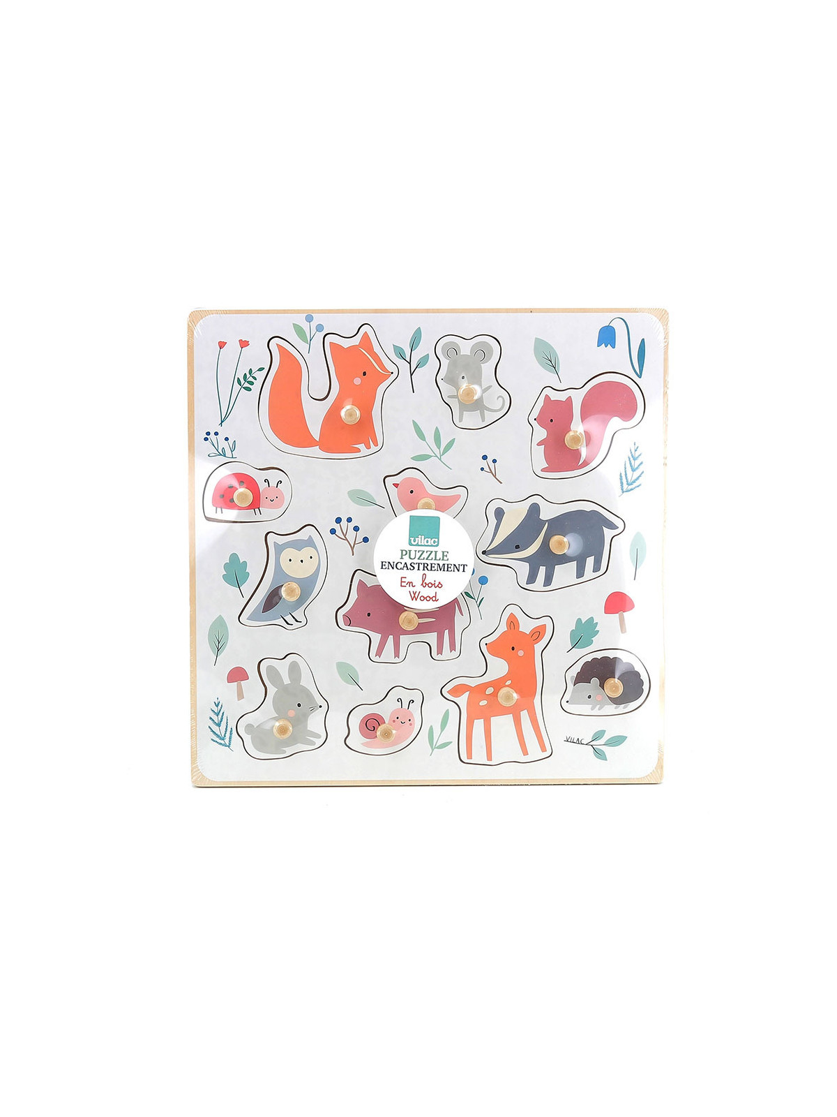 Puzzle encastrement les animaux
