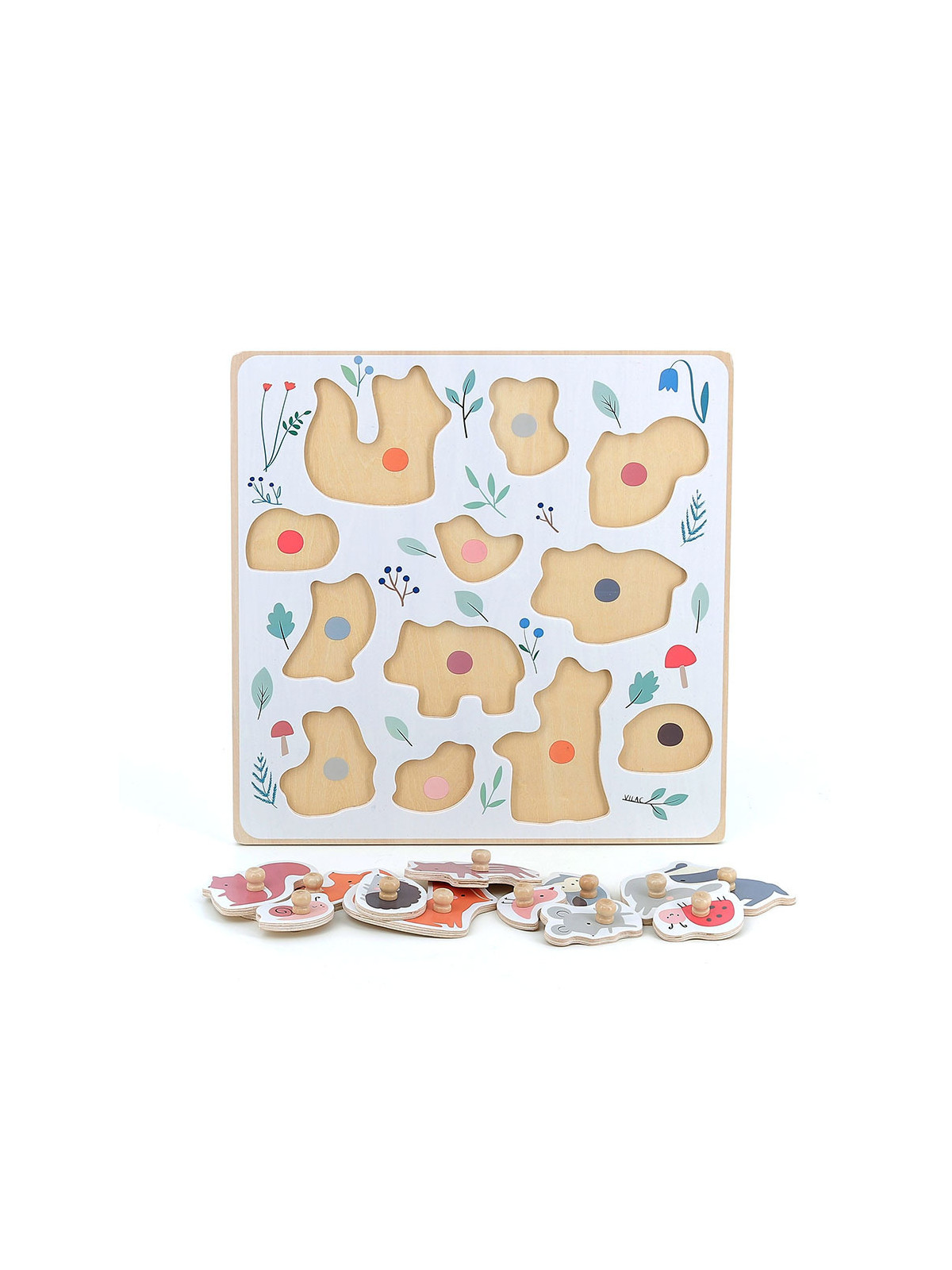 Puzzle encastrement les animaux