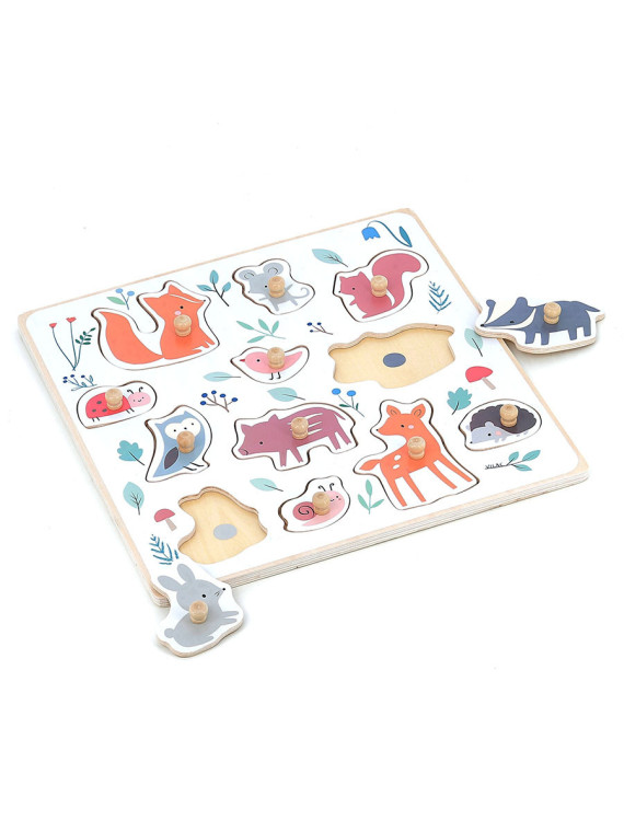 Puzzle encastrement les animaux