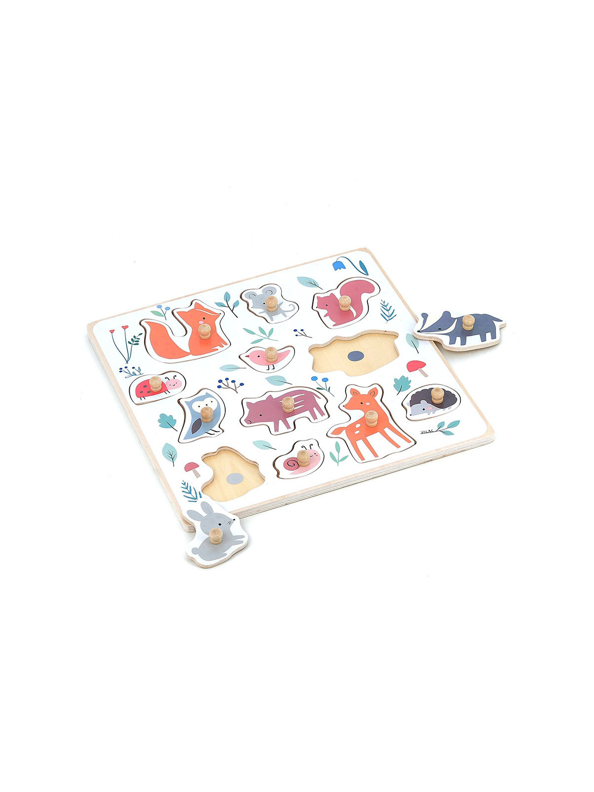 Puzzle encastrement les animaux