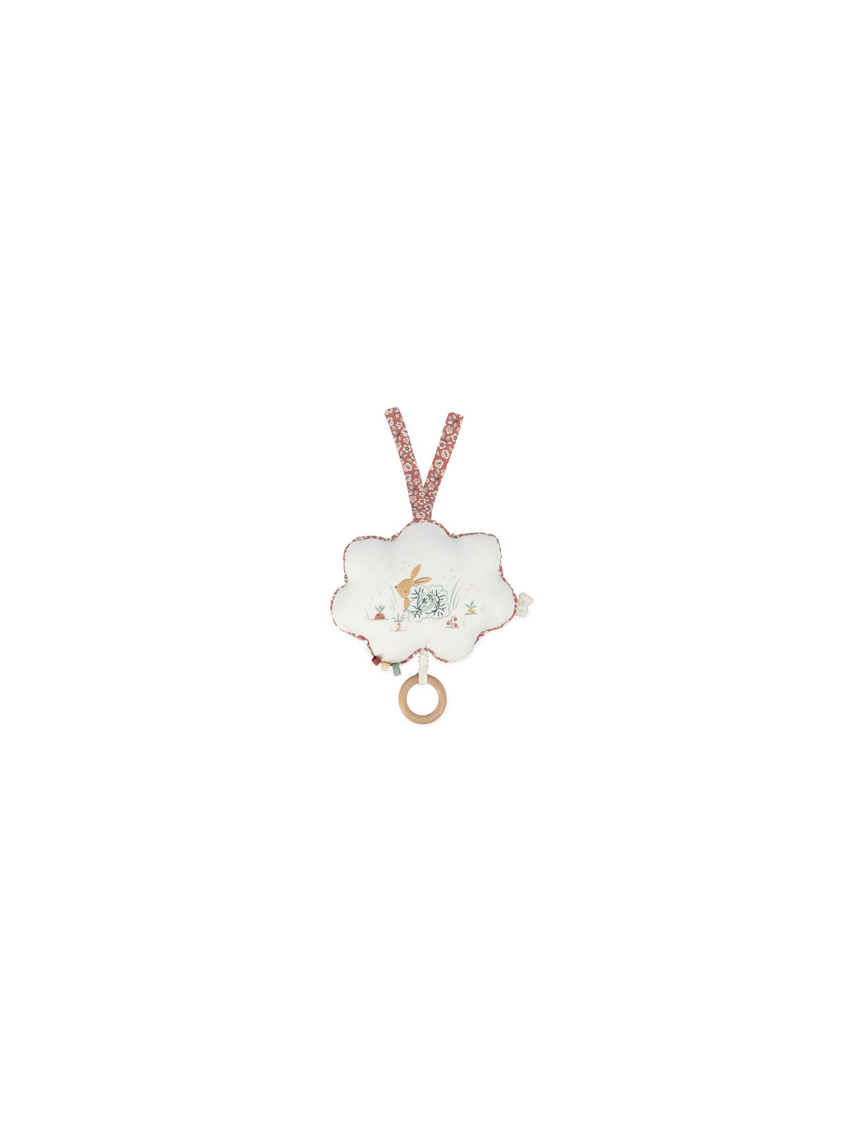 Boite a musique tissu mon petit lapin
